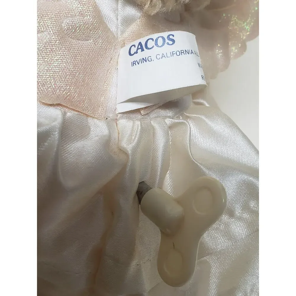 Vintage Cacos Wind Up Musical When You Wish Upon A Star Angel Doll
